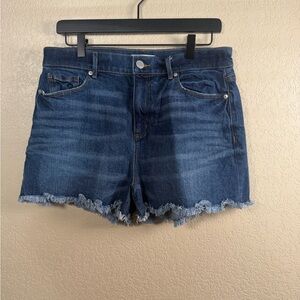 LOFT Dark Blue Jean Shorts